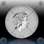 2oz LUNAR II - 2015  "Year of the Goat"